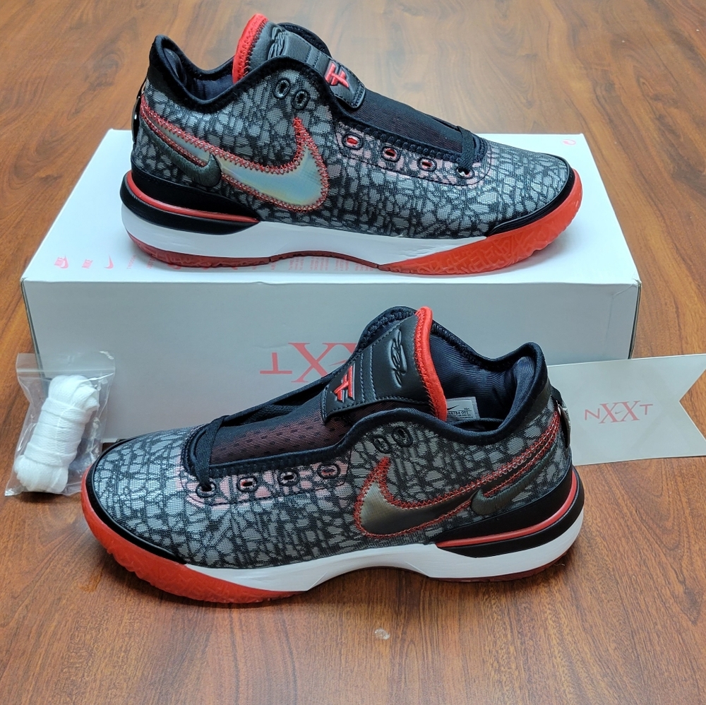 Nike Zoom Lebron 20 NXXT Gen Faze Clan 'Bred' Black Red White Men's Size 9